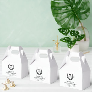 Personalized RN Nursing School Graduation Elegant Favor Boxes