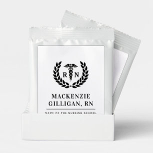 Personalized RN Nursing School Graduation Elegant Hot Chocolate Drink Mix
