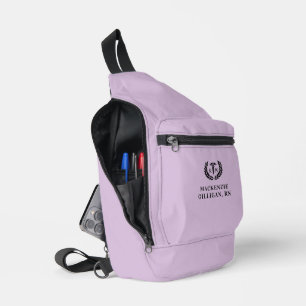 Personalized RN Nursing School Graduation Elegant Sling Bag