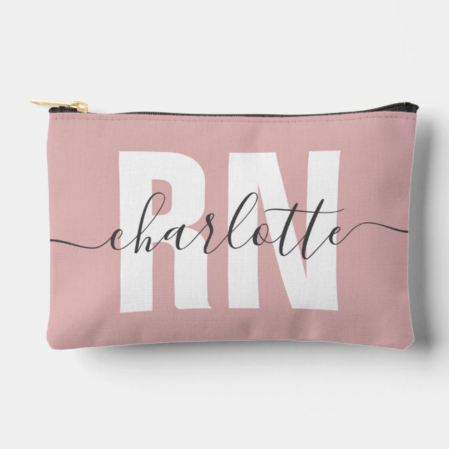Personalized RN Registered Nurse Graduation Accessory Pouch (Front)