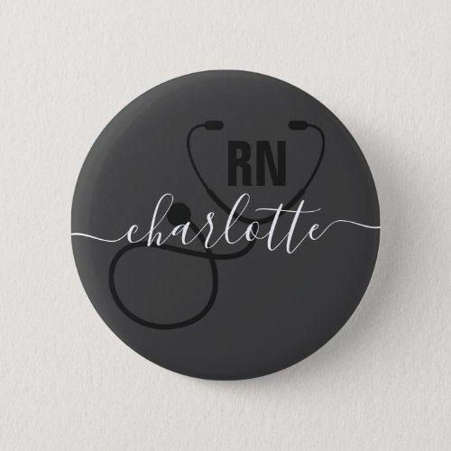 Personalized RN Registered Nurse Graduation Button