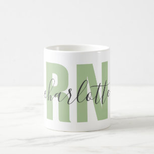 Personalized RN Registered Nurse Graduation Gift Coffee Mug