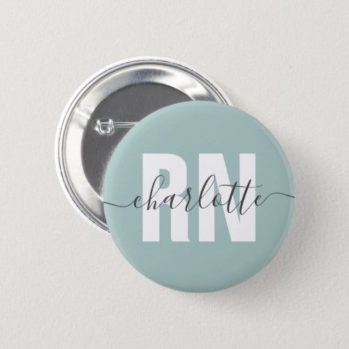 Personalized RN Registered Nurse Graduation Gifts Button
