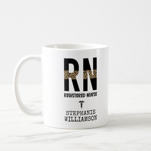 Personalized RN Registered Nurse Graduation Gifts Coffee Mug