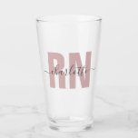 Personalized Rn Registered Nurse Graduation Gifts Glass at Zazzle