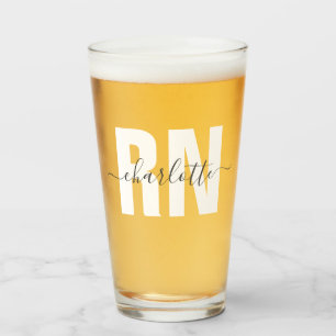 Personalized RN Registered Nurse Graduation Gifts Glass