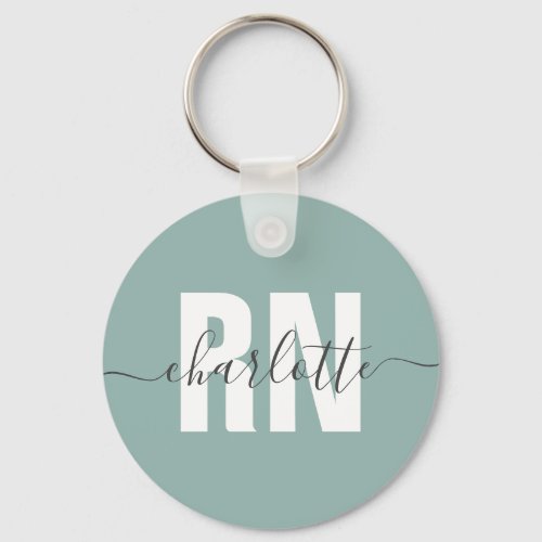 Personalized RN Registered Nurse Graduation Gifts Keychain