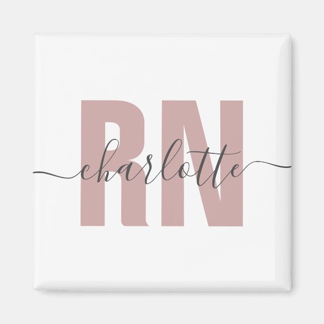 Personalized RN Registered Nurse Graduation Gifts Magnet (Front)
