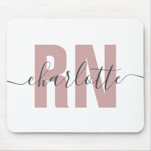 Personalized RN Registered Nurse Graduation Gifts Mouse Pad