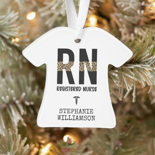 Personalized RN Registered Nurse Graduation Gifts Ornament