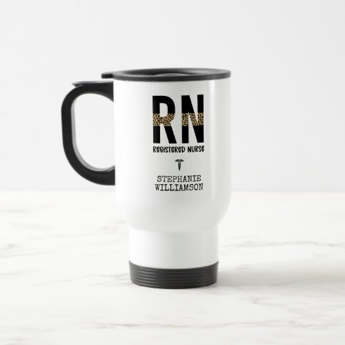 Personalized RN Registered Nurse Graduation Gifts Travel Mug