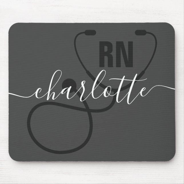 Personalized RN Registered Nurse Graduation  Mouse Pad (Front)