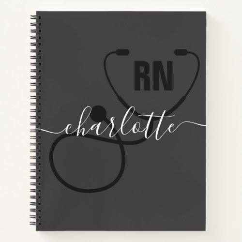 Personalized RN Registered Nurse Graduation  Notebook