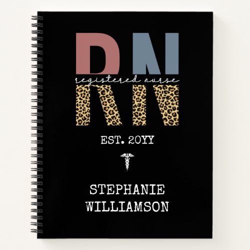 Personalized RN Registered Nurse Graduation Notebook