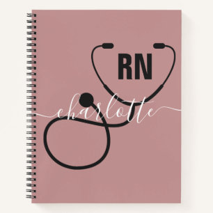 Personalized RN Registered Nurse Graduation Notebook