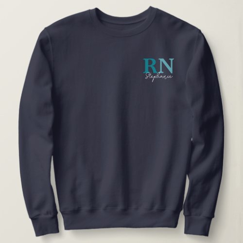 Personalized RN Registered Nurse Graduation Sweatshirt