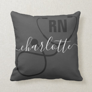 Personalized RN Registered Nurse Graduation Throw Pillow