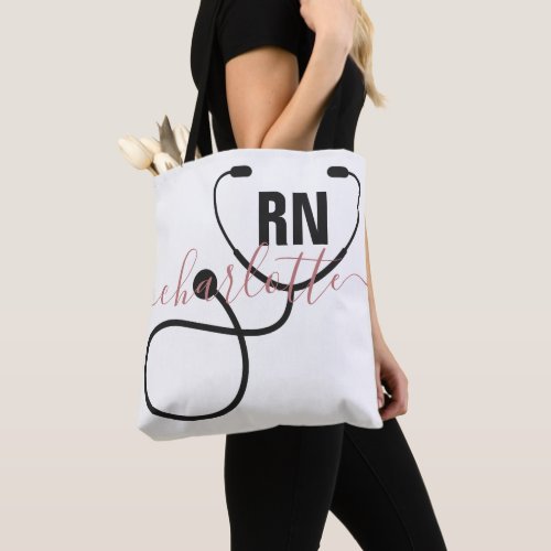 Personalized RN Registered Nurse Graduation  Tote Bag