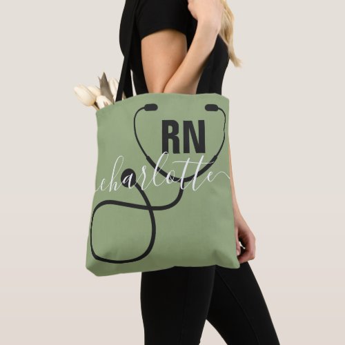 Personalized RN Registered Nurse Graduation Tote Bag