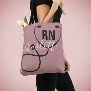 Personalized RN Registered Nurse Graduation Tote Bag