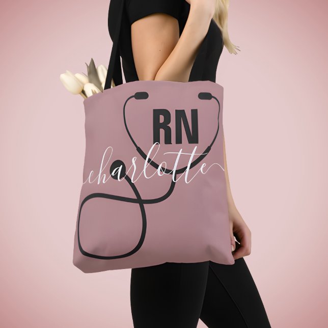 Personalized RN Registered Nurse Graduation Tote Bag (Creator Uploaded)