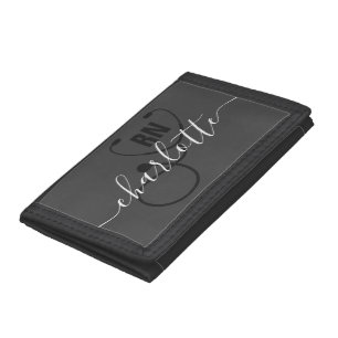 Personalized RN Registered Nurse Graduation Tri-fold Wallet