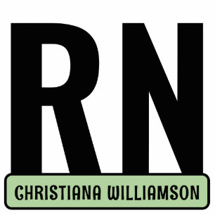 Personalized RN Registered Nurse Statuette