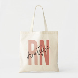 Personalized RN Registered Nurse Tote Bag