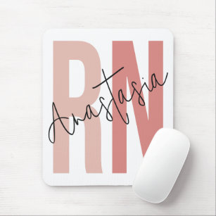 Personalized RN Registered Nurse Tote Bag Mouse Pad