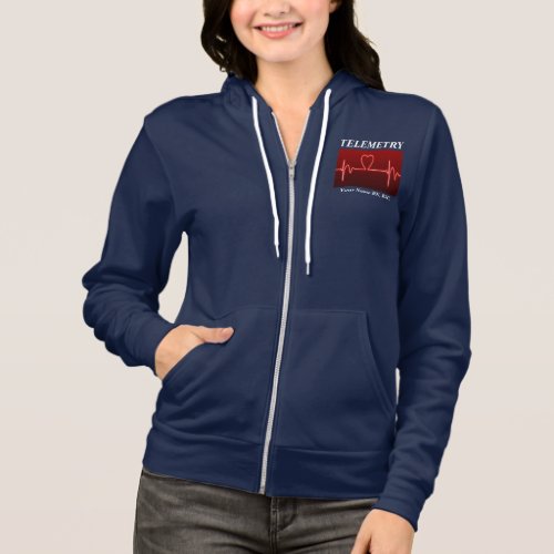 Personalized RN Telemetry Name Credentials Hoodie