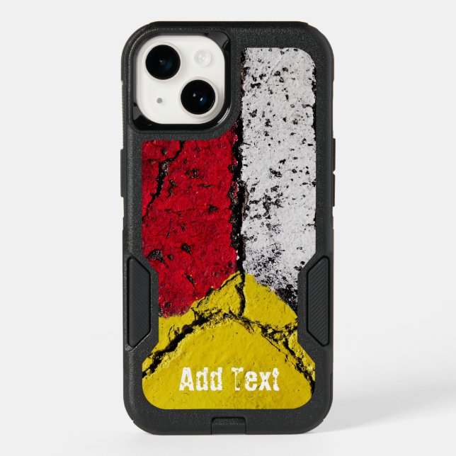 Personalized Road Paint Art COOL Otterbox iPhone Case (Back)
