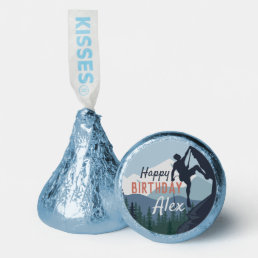 Personalized Rock Climbing Theme Happy Birthday Hershey&#174;&#39;s Kisses&#174;