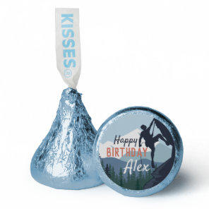 Personalized Rock Climbing Theme Happy Birthday Hershey®'s Kisses®