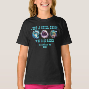 Personalized Rock Collecting Location Date Name T-Shirt