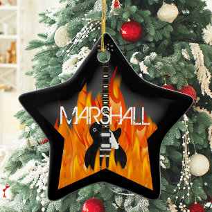 Personalized Rock Star Ornament