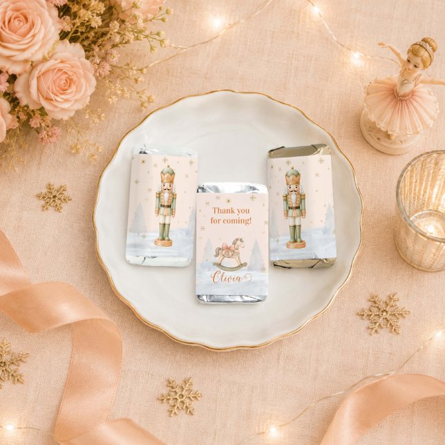 Personalized Rocking Horse Nutcracker Sweet One Hershey's Miniatures (Nutcracker Rocking Horse  Sweet One Christmas Hershey's Miniatures)
