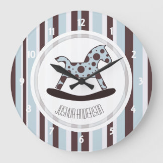 Personalized Rocking Horse Wall Clock