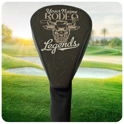 Personalized Rodeo Old West Steer Roping Legends Golf Head Cover