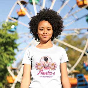 Personalized Rollercoaster Party African American T-Shirt