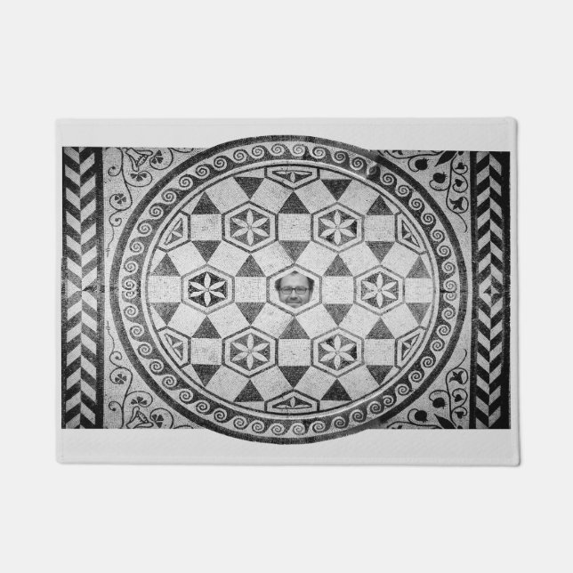 Personalized Roman Mosaic Doormat (Front)