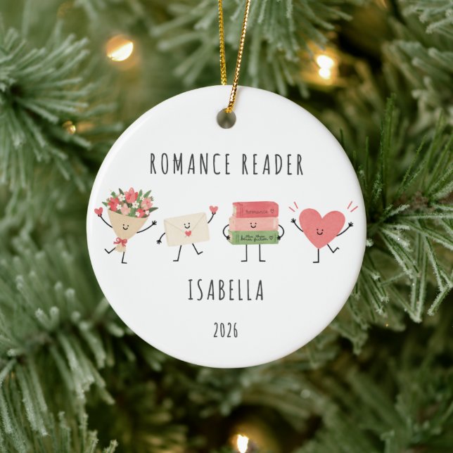 Personalized Romance Reader Ornament (Tree)