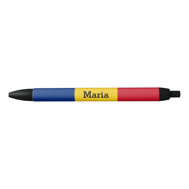 Personalized Romanian Flag Pen (Front)