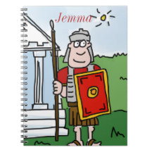 Personalized 'Romans' history notebook