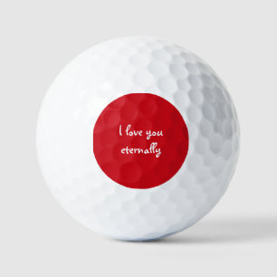 Personalized, Romantic, Eternal Love  Golf Balls
