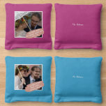 Personalized Romantic Gifts for Couples Cornhole Bags<br><div class="desc">Personalized Romantic Gifts for lovers feature photos with romantic quotes.</div>