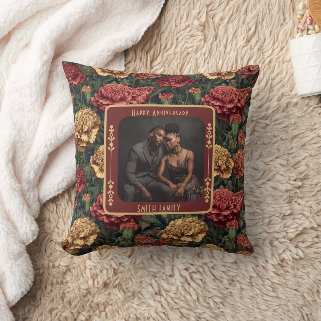 Personalized Romantic Marriage Throw Pillow  (Blanket)