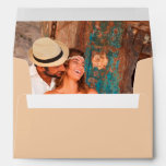 Personalized Romantic Photo Image Inside Lined Envelope at Zazzle