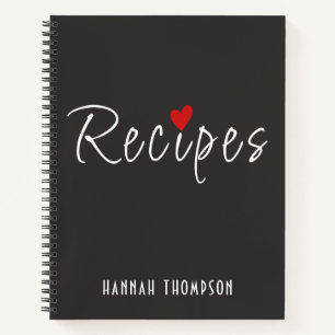 Personalized Romantic Recipes Write your own Notebook