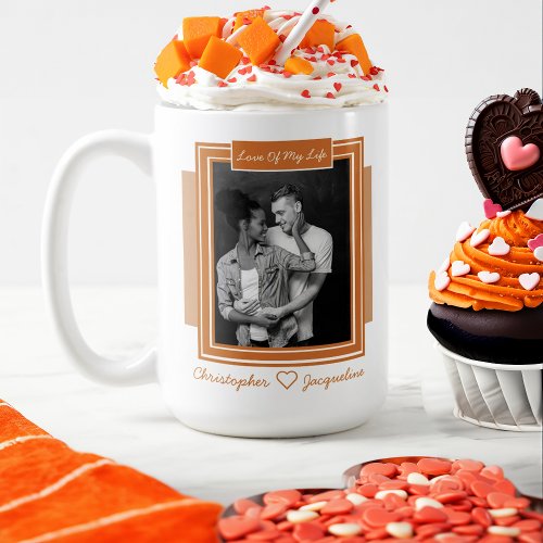 Personalized Romantic Valentines Day Photo Coffee Mug