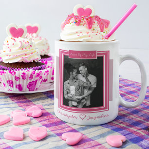 Personalized Romantic Valentine's Day Photo Coffee Mug